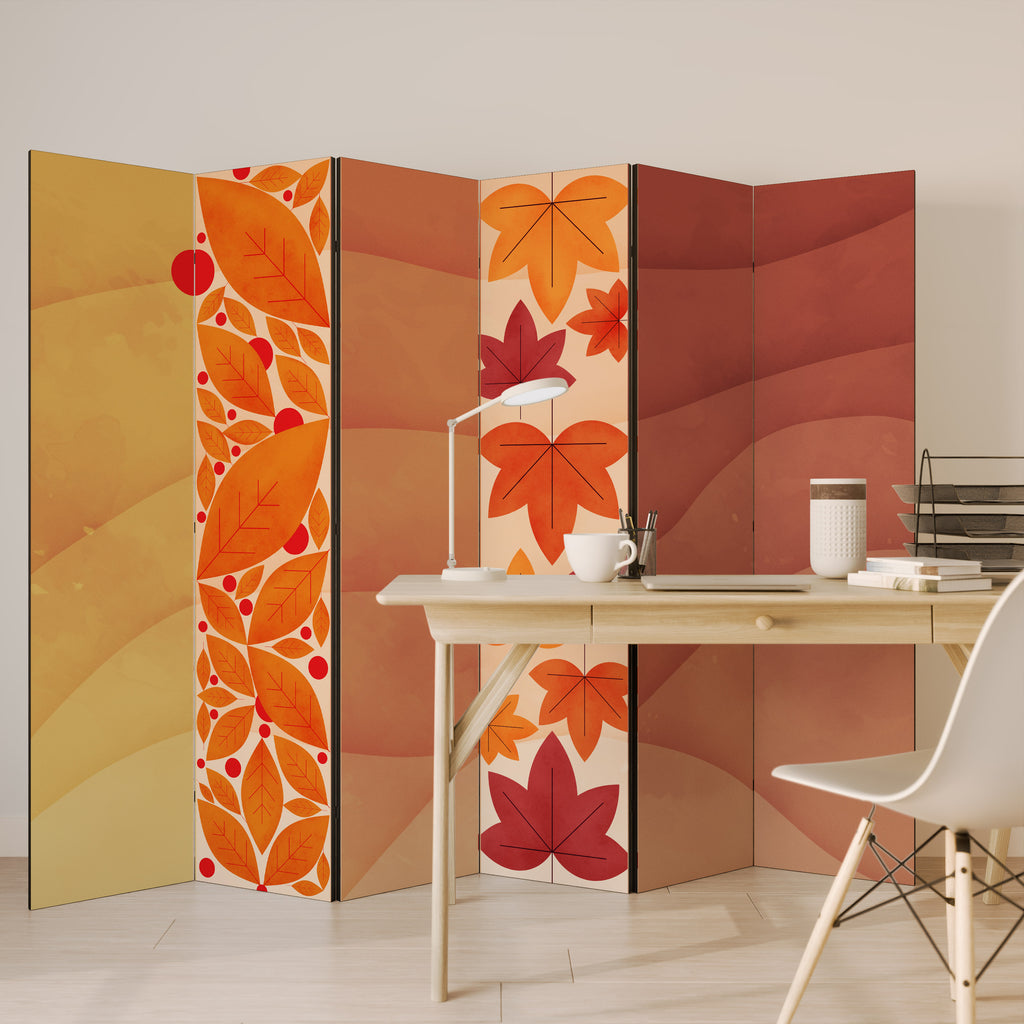VIBRANT FALL FOLIAGE Rumsavdelare 6 paneler