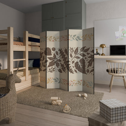 FOLIAGE ROWS Decorative 5-Panel Room Divider