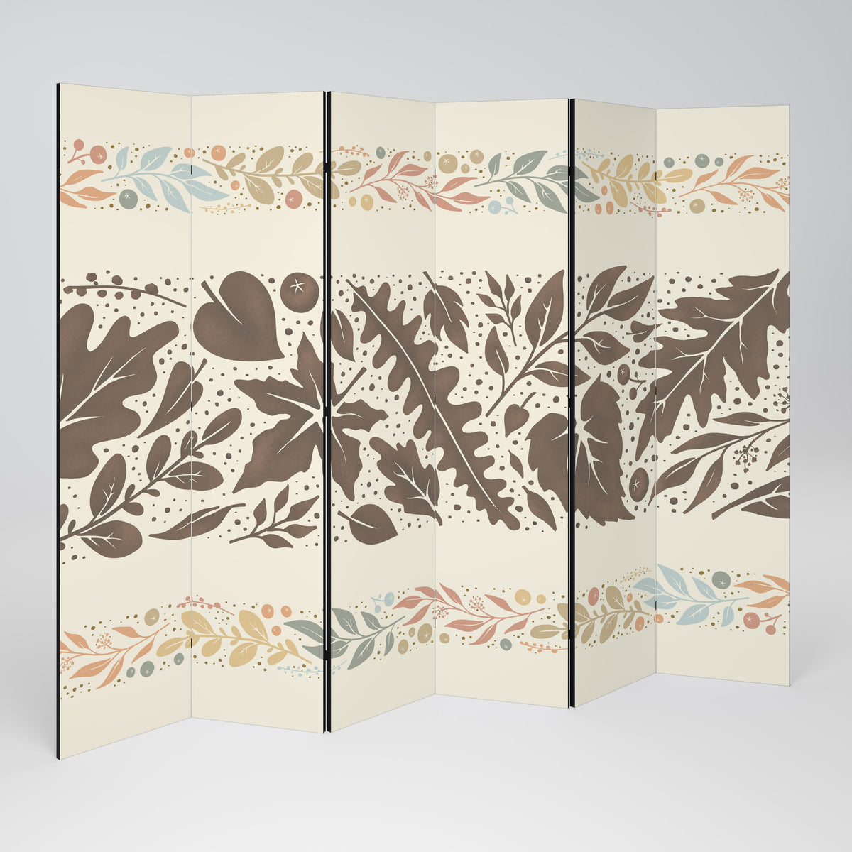 FOLIAGE ROWS Rumsavdelare 6 paneler