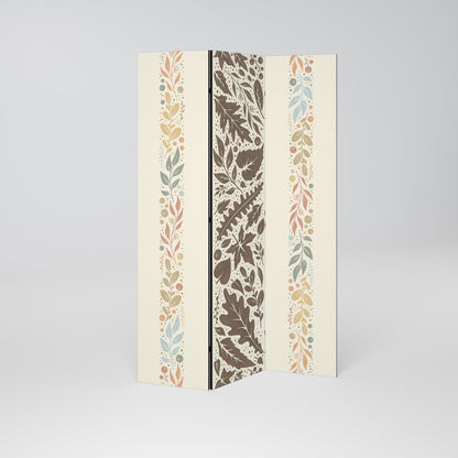 FOLIAGE TALES Dekorativ rumsavdelare – 3 paneler