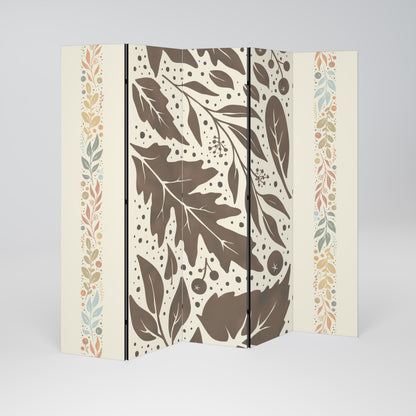 FOLIAGE TALES Dekorativ rumsavdelare – 5 paneler
