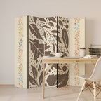 FOLIAGE TALES Dekorativ rumsavdelare – 5 paneler
