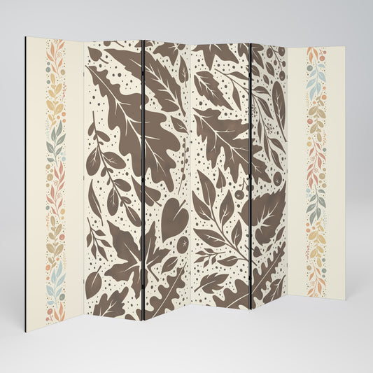 FOLIAGE TALES Decorative 6-Panel Room Divider