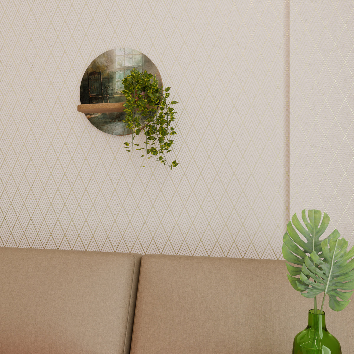 SUNLIT STILLNESS Art Shelf