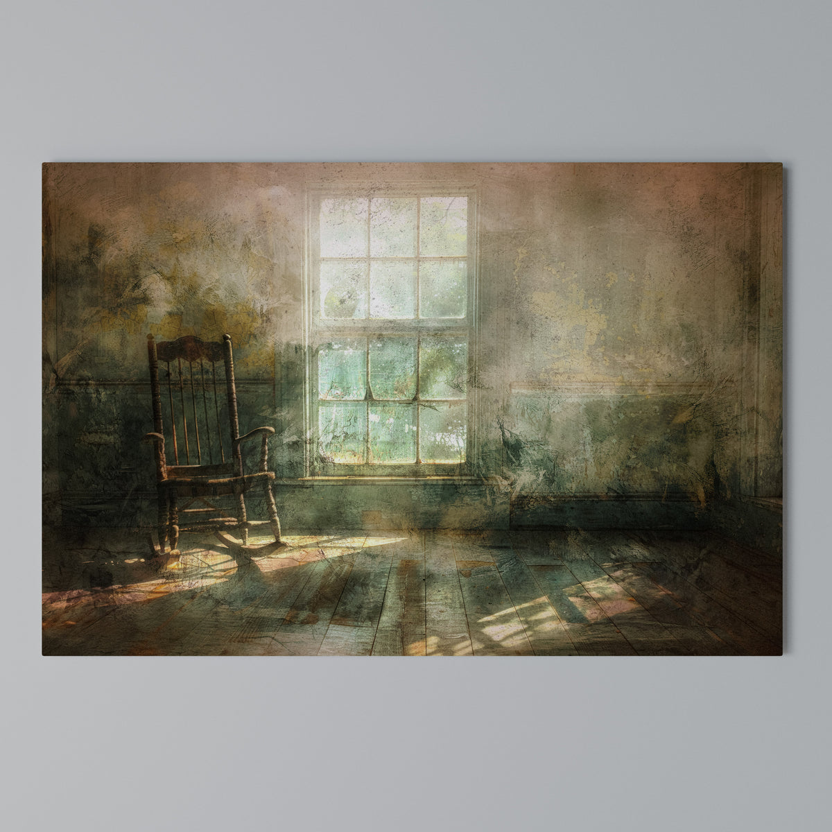 SUNLIT STILLNESS Horizontal Canvas Print