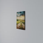 SUNSET PATH Vertical Canvas Print