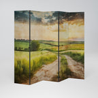 SUNSET PATH Dekorativ rumsavdelare – 5 paneler