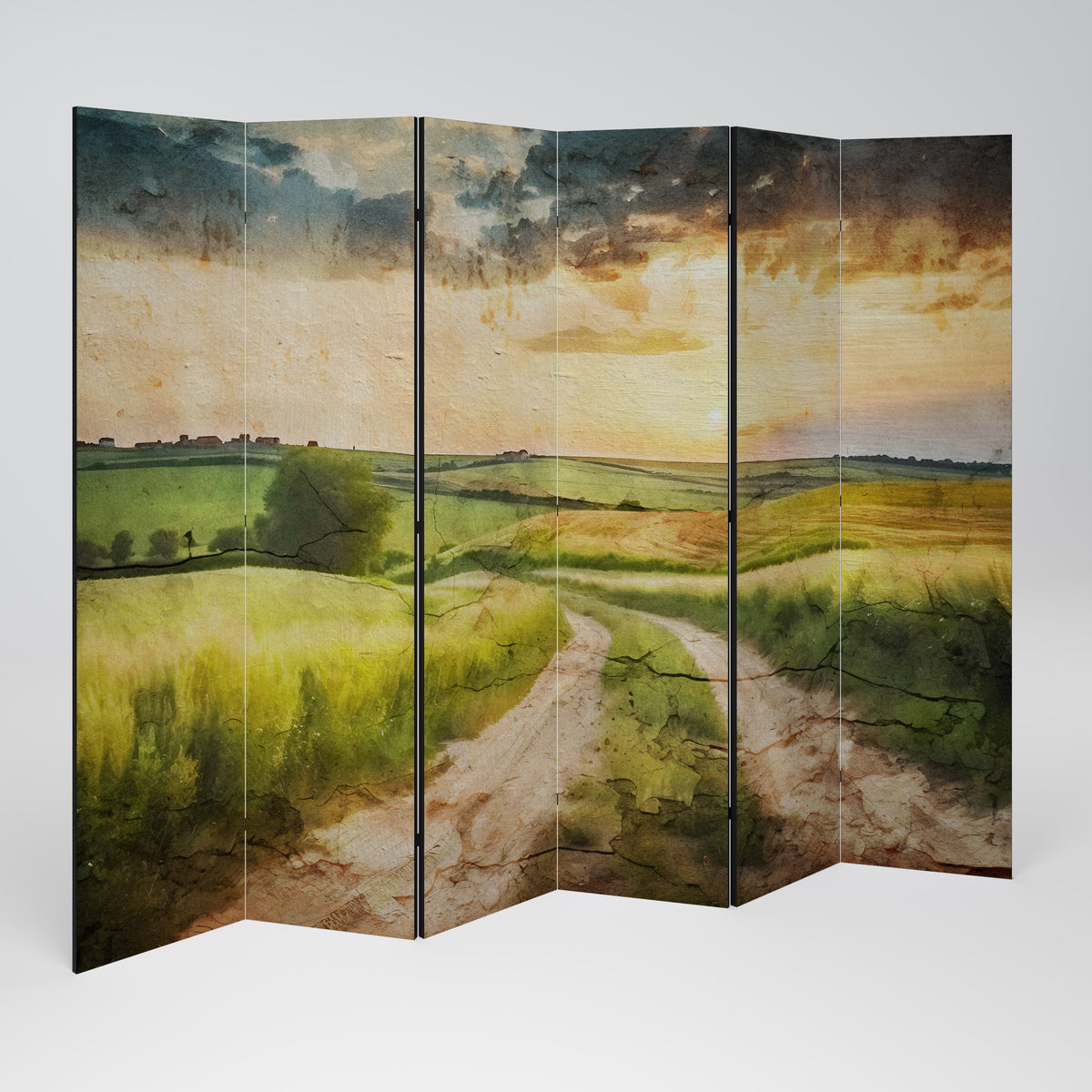 SUNSET PATH Rumsavdelare 6 paneler