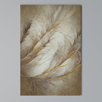 SOFT PLUMAGE Vertical Canvas Print