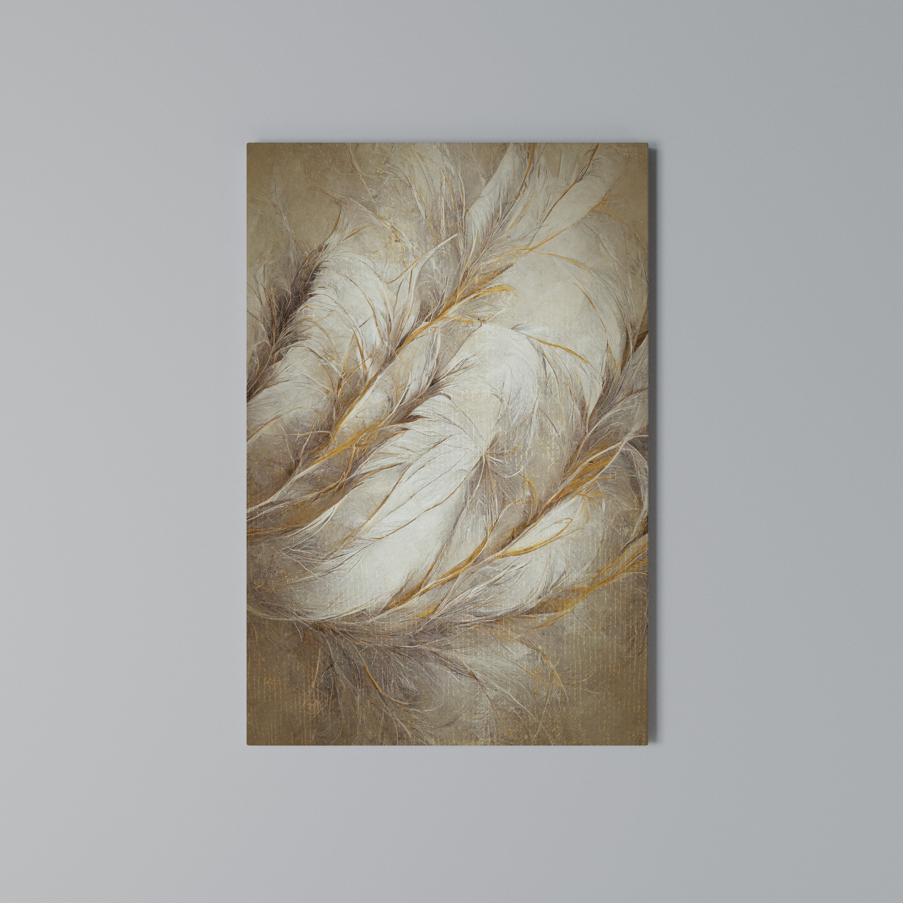 SOFT PLUMAGE Vertical Canvas Print