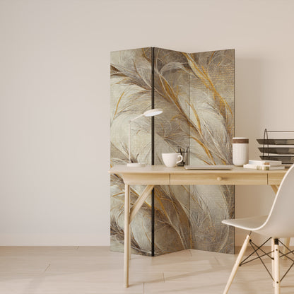 SOFT PLUMAGE Dekorativ rumsavdelare – 3 paneler
