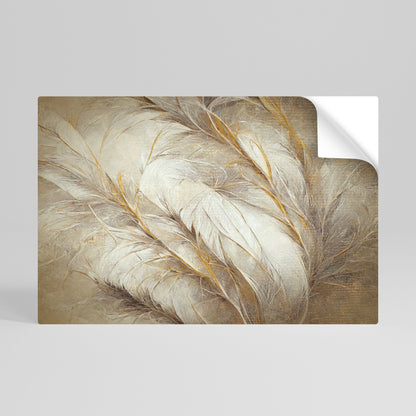 SOFT PLUMAGE Peel and Stick Horizontal Poster