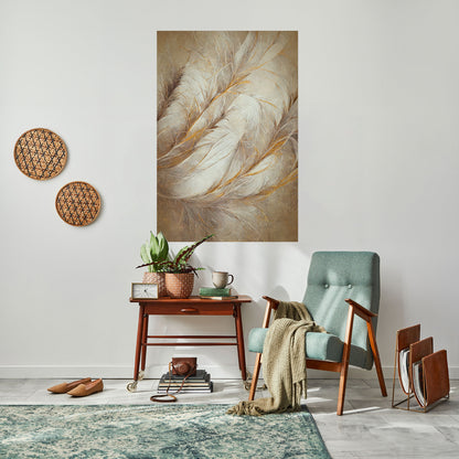 SOFT PLUMAGE Peel and Stick Vertical Poster