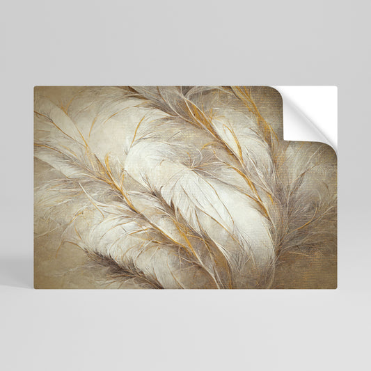 SOFT PLUMAGE Peel and Stick Horizontal Poster