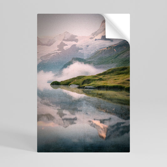FOGGY HORIZON Självhäftande Vertikal Poster