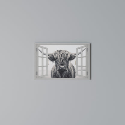 WILDLY WINDOWED VIEWS Horizontal Canvas Print