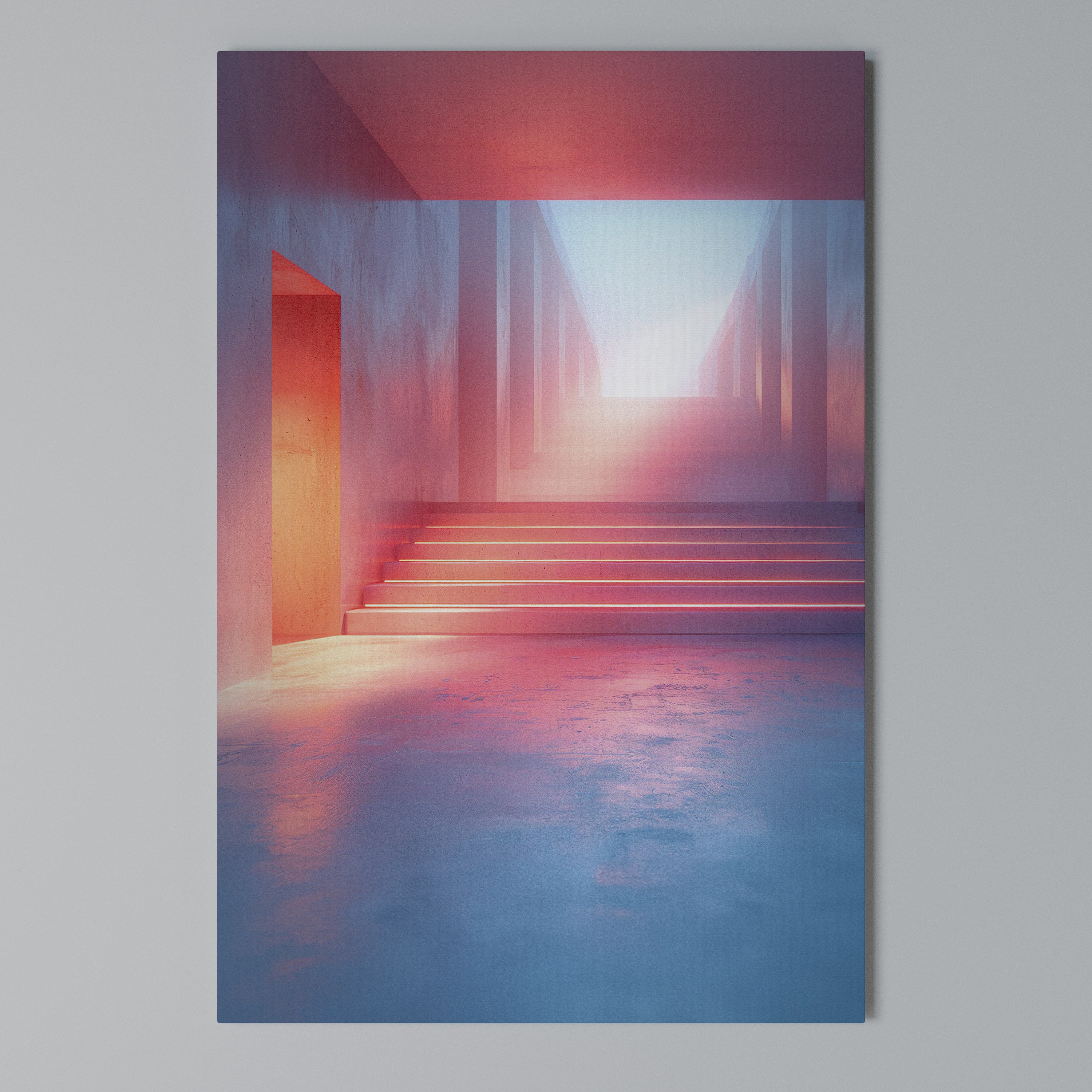 BRIGHT DIRECTION Vertical Canvas Print