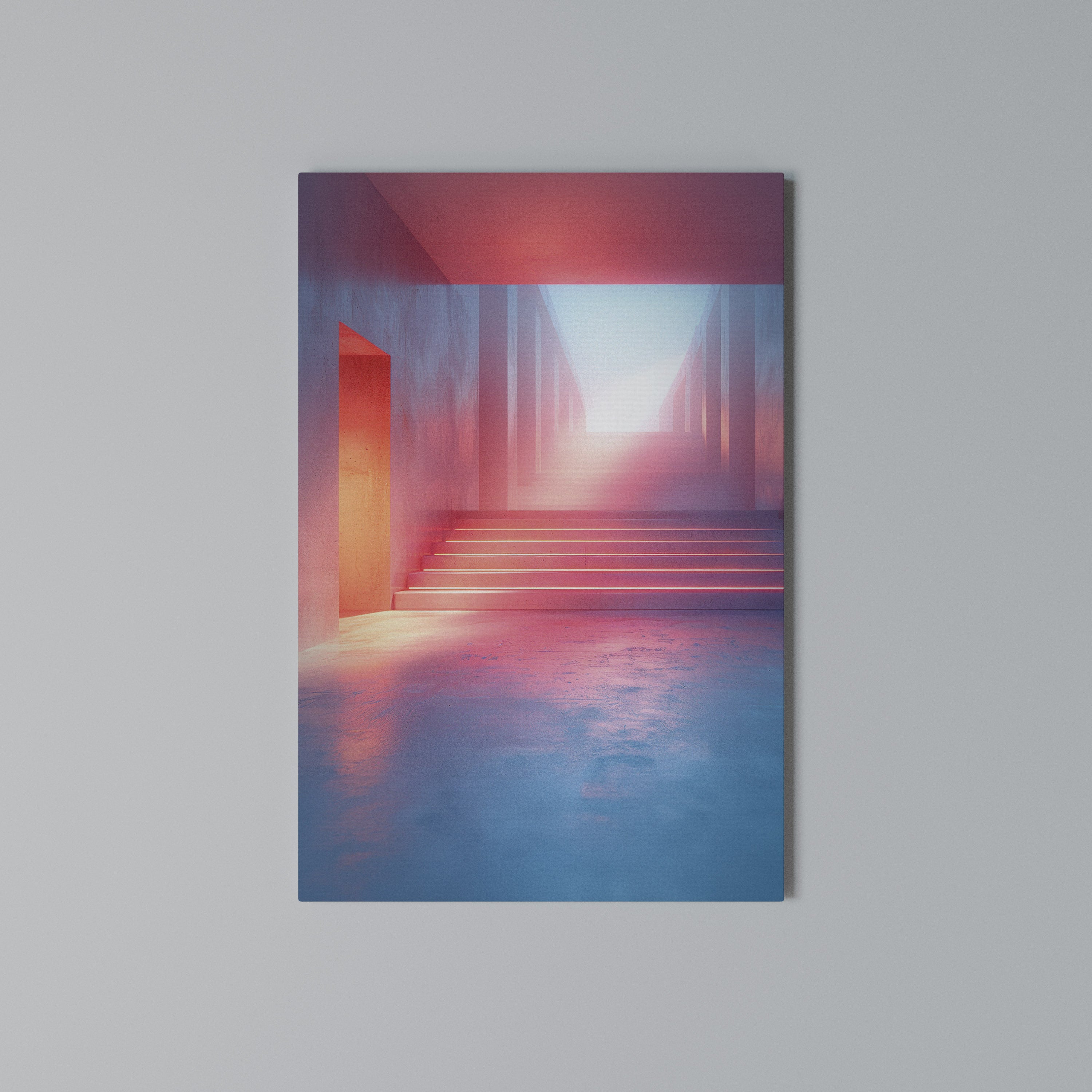 BRIGHT DIRECTION Vertical Canvas Print