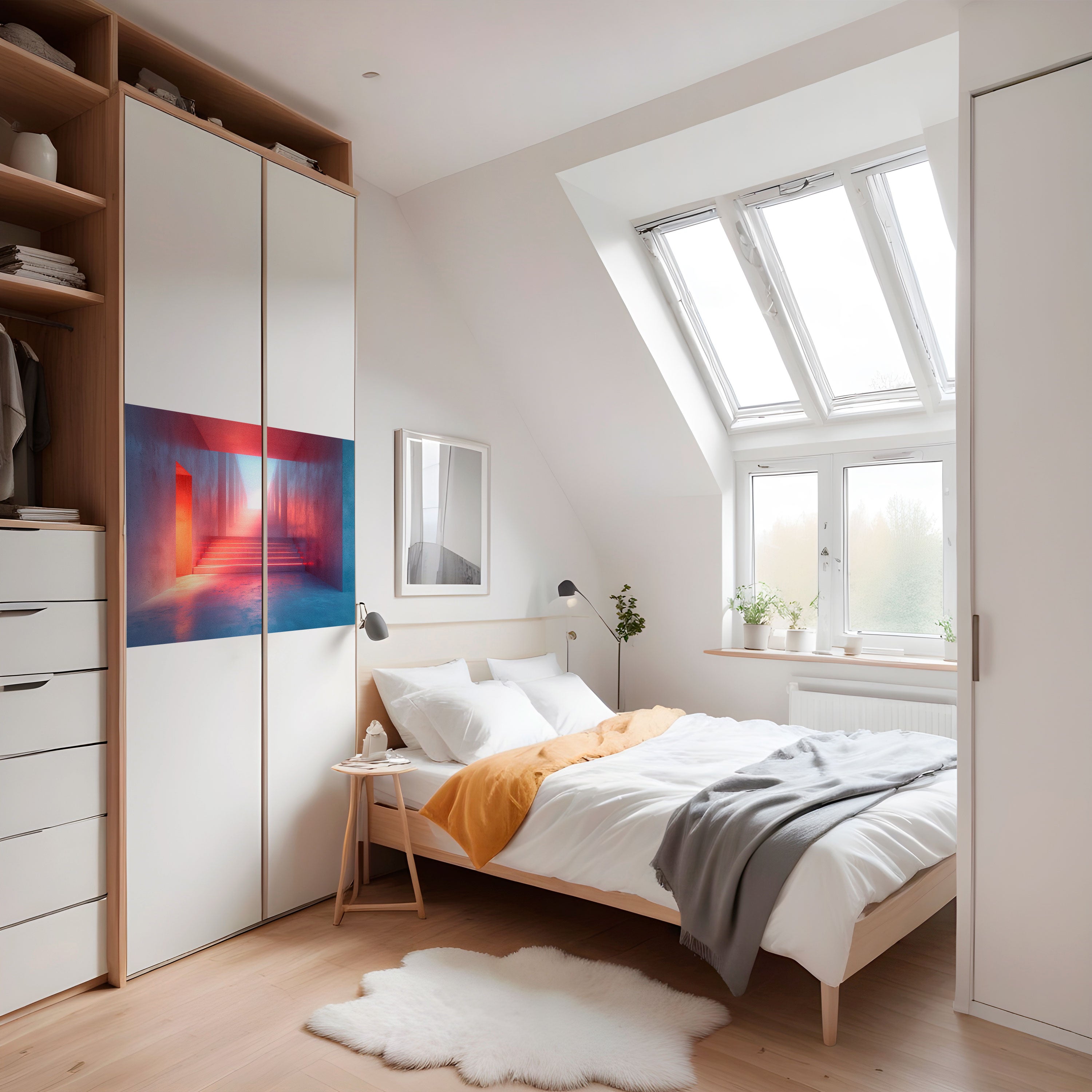 BRIGHT DIRECTION horisontell affisch med självhäftande motiv