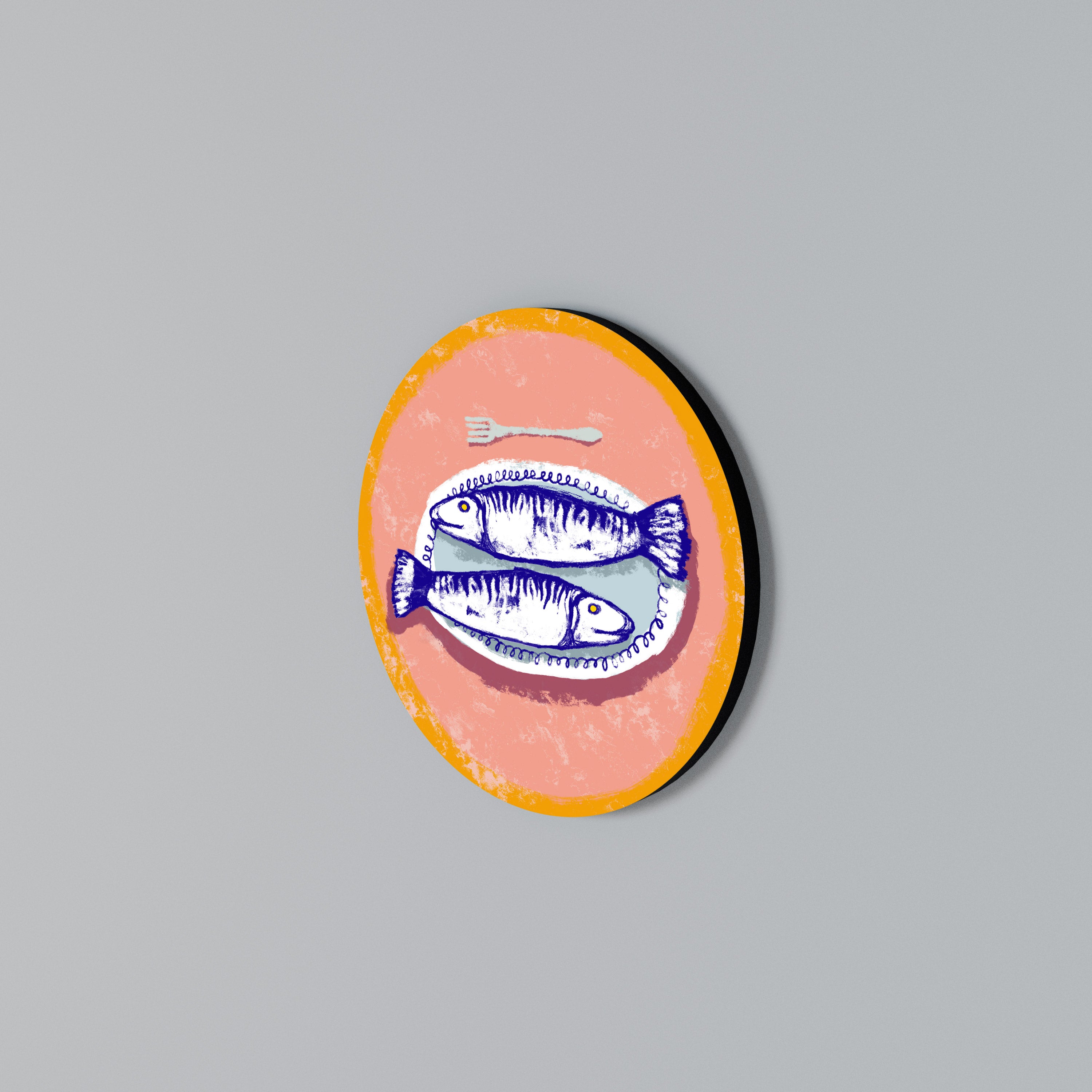 ENJOY YOUR MEAL Rund väggdekor