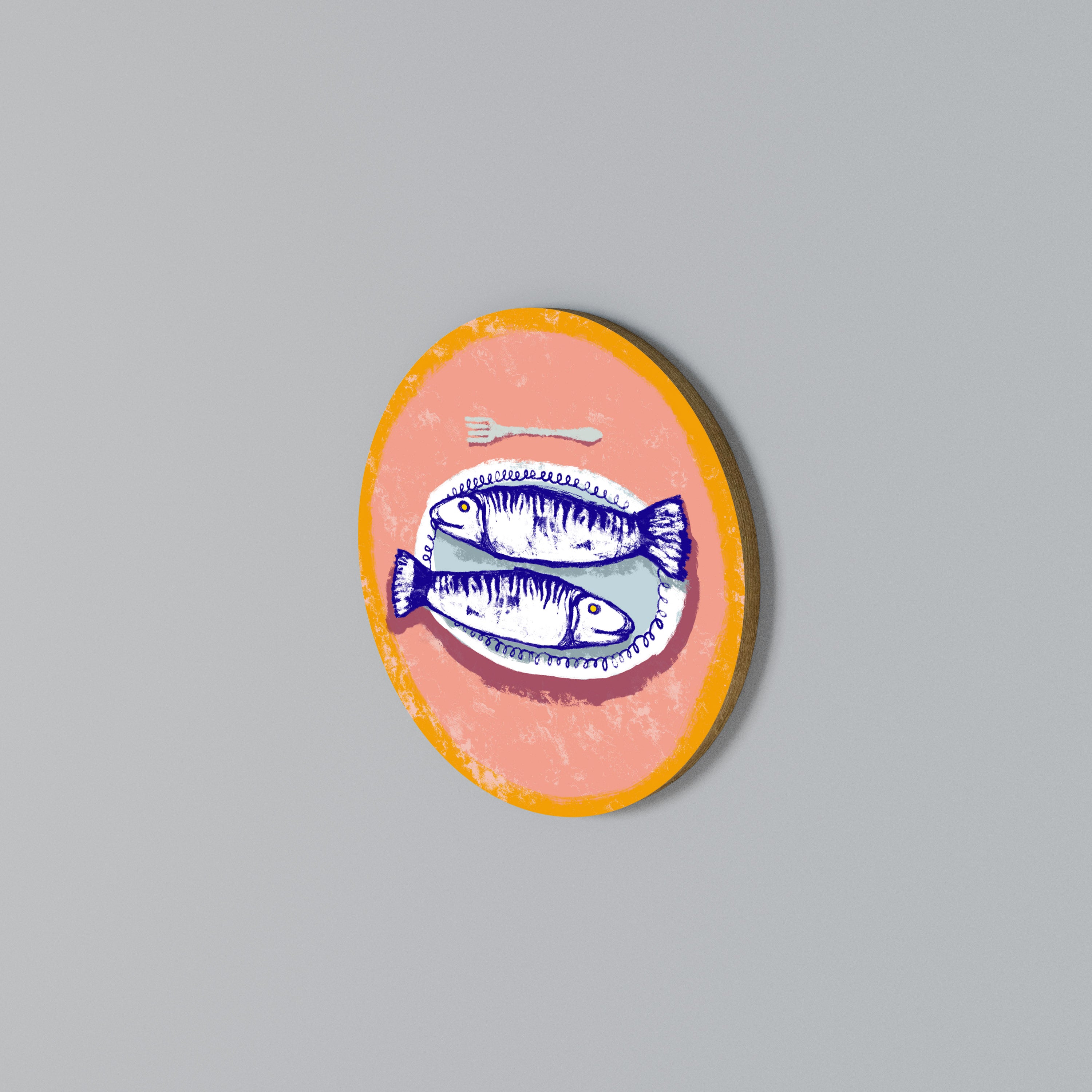 ENJOY YOUR MEAL Rund väggdekor