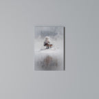SILENT CABIN Vertical Canvas Print