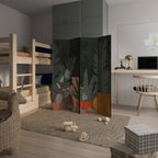 TROPICAL COMPOSITION Rumsavdelare 4 paneler