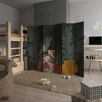 TROPICAL COMPOSITION Rumsavdelare 6 paneler