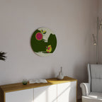 FRUITFUL SWIRLS Round Wall Art