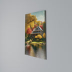 ENCHANTED AUTUMN REFUGE Vertical Canvas Print