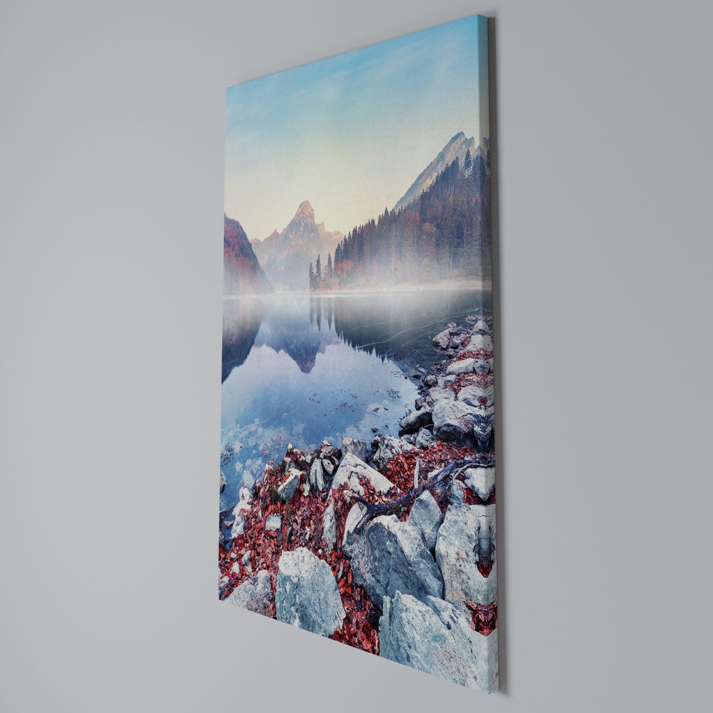 TRANQUIL WATERSCAPE Vertical Canvas Print