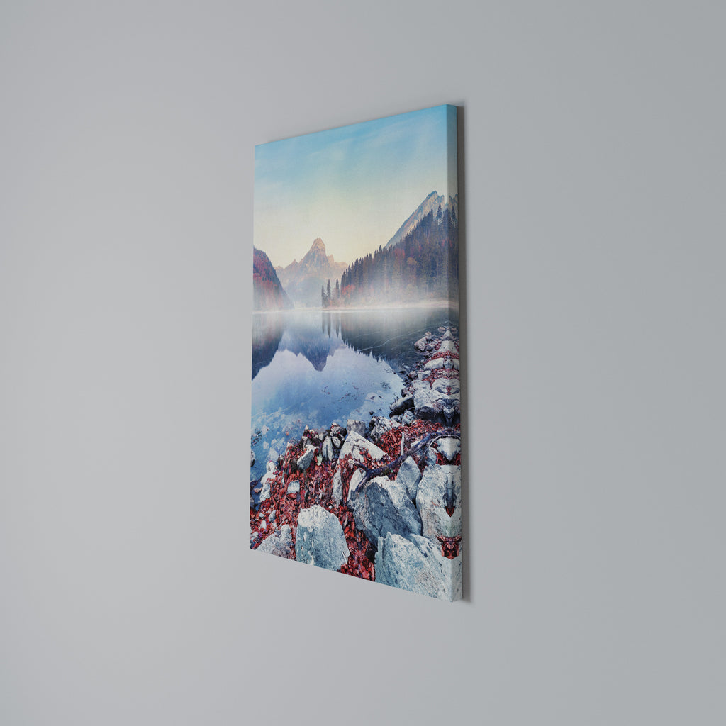 TRANQUIL WATERSCAPE Vertical Canvas Print