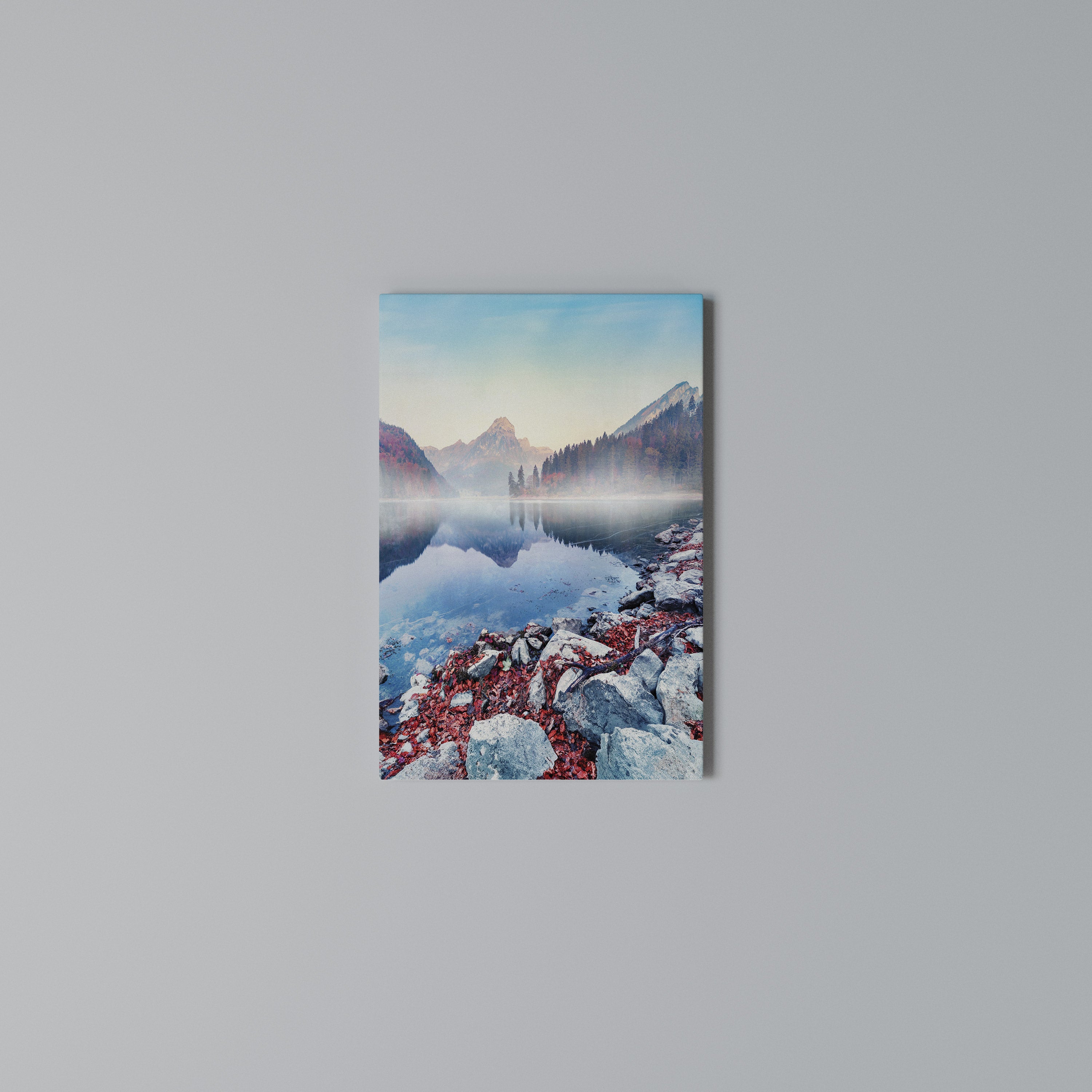 TRANQUIL WATERSCAPE Vertical Canvas Print