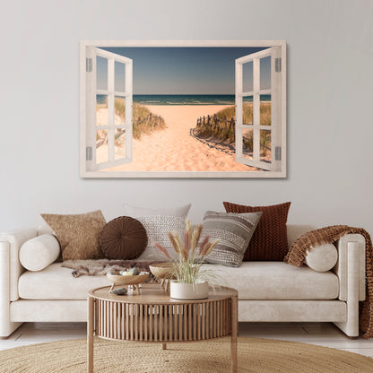 SANDY DREAMSCAPE Horizontal Canvas Print