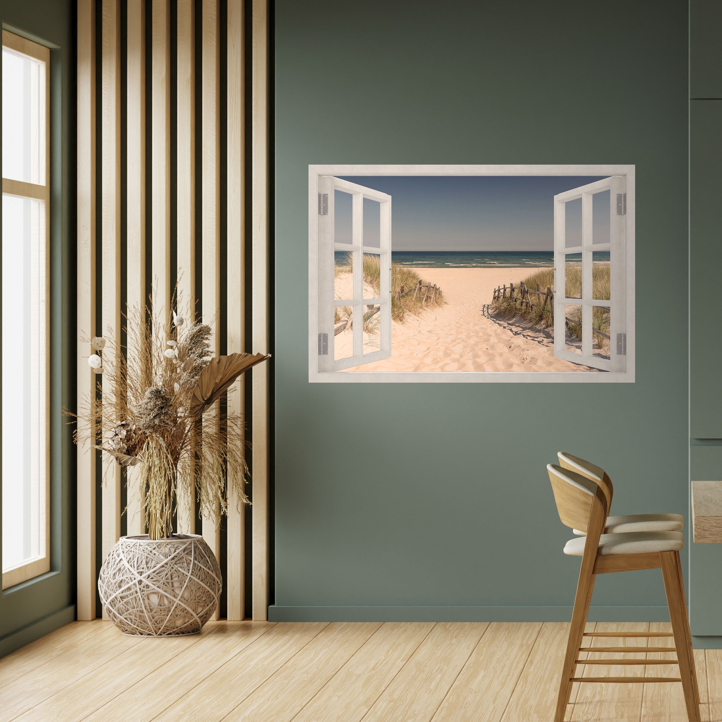 SANDY DREAMSCAPE horisontell poster att självhäfta
