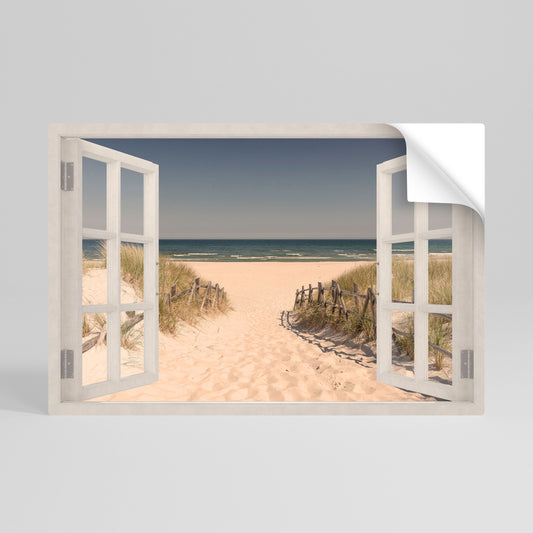 SANDY DREAMSCAPE horisontell poster att självhäfta