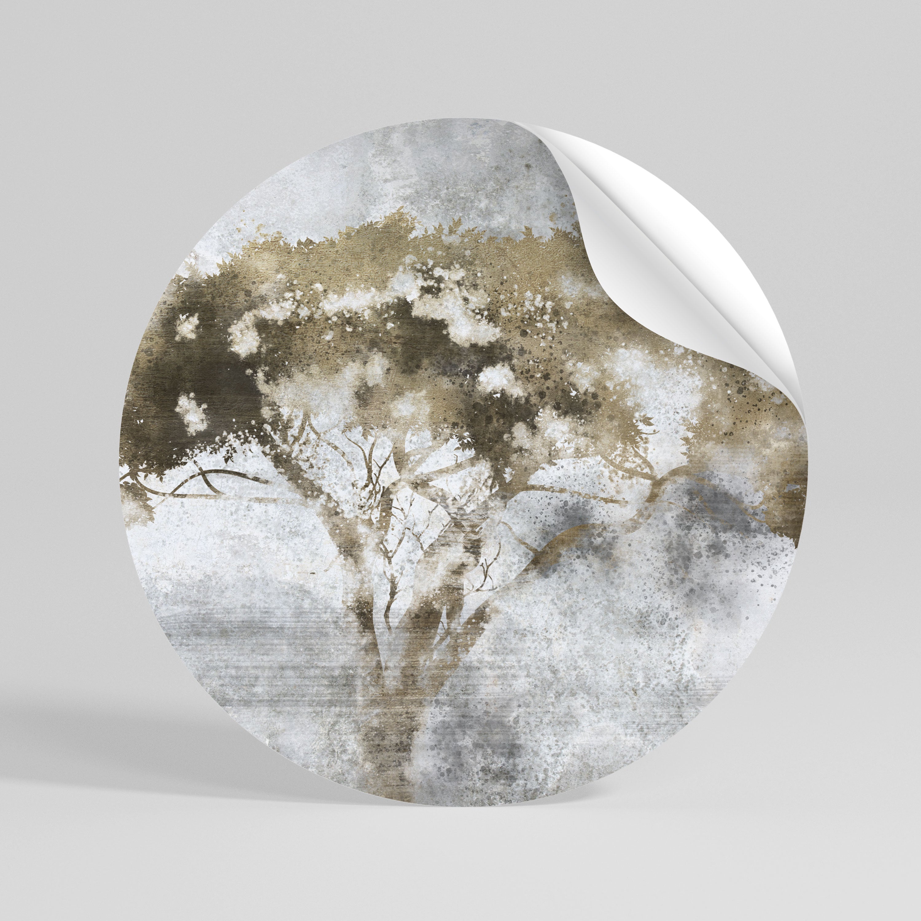 LONESOME CROWN Rund väggdekal