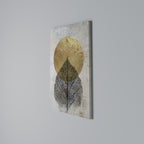 GOLD NERVATIO Vertical Canvas Print