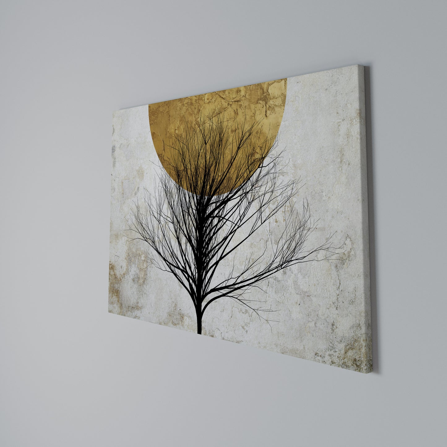 LONELY TREE Horizontal Canvas Print