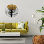 LONELY TREE Round Wall Art
