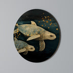 SERENE JOURNEY Round Wall Art