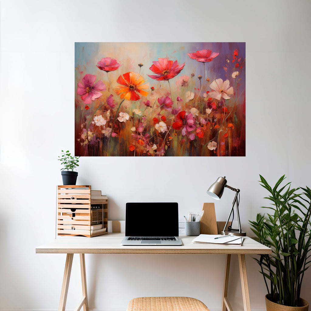 GARDEN DAYDREAM horisontell poster med självhäftande tapet