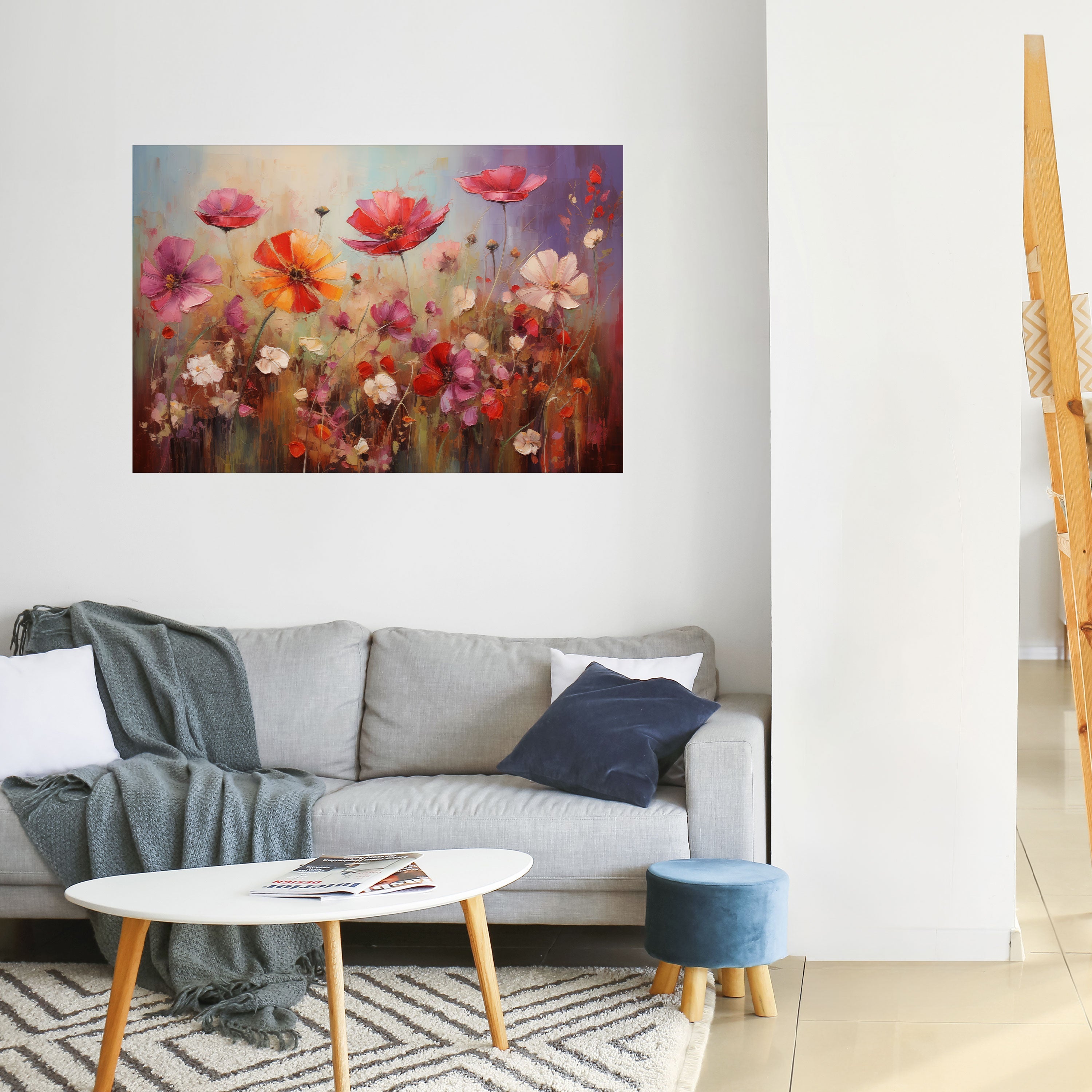 GARDEN DAYDREAM horisontell poster med självhäftande tapet