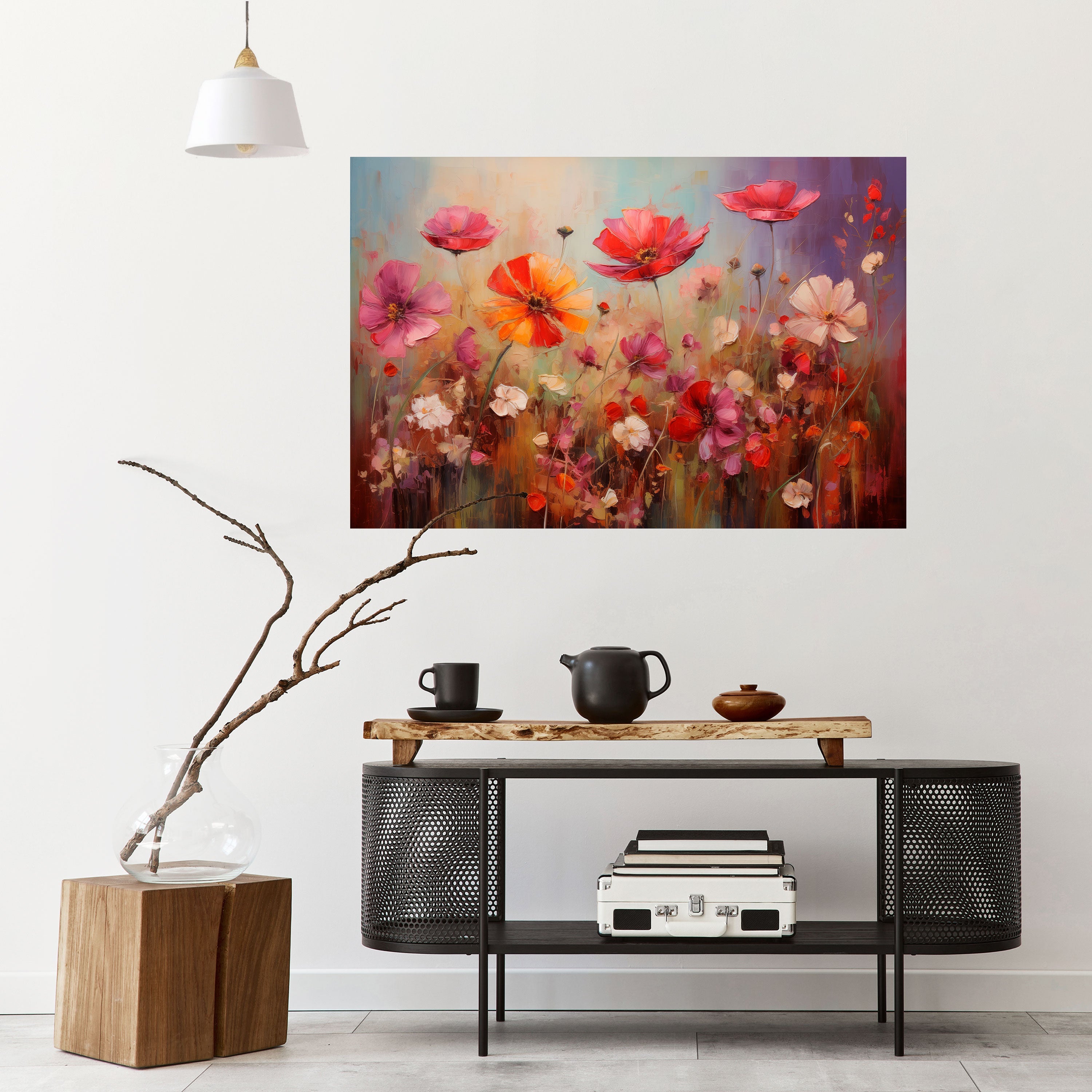 GARDEN DAYDREAM horisontell poster med självhäftande tapet