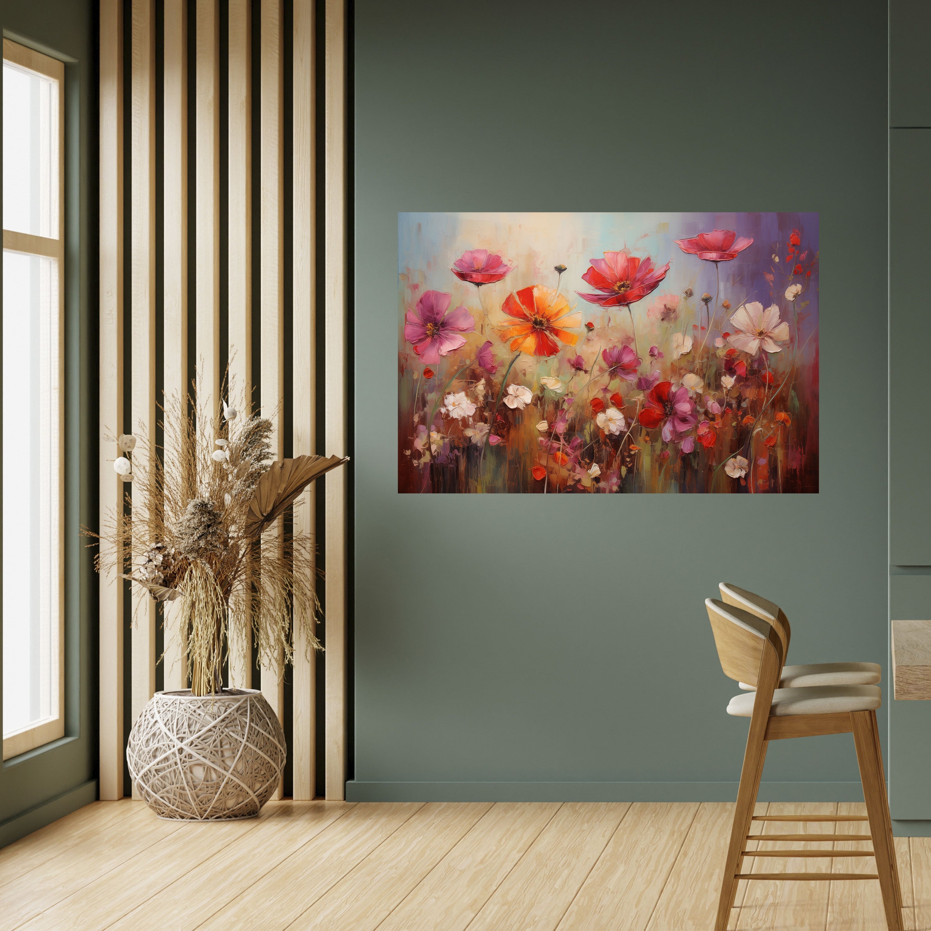GARDEN DAYDREAM horisontell poster med självhäftande tapet