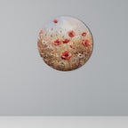 POPPY DREAMSCAPE Round Wall Art