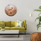 POPPY DREAMSCAPE Round Wall Art