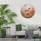 POPPY DREAMSCAPE Round Wall Art