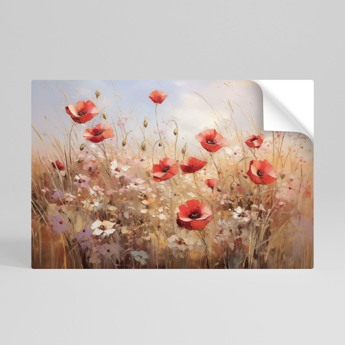 POPPY DREAMSCAPE Självhäftande Horisontell Poster
