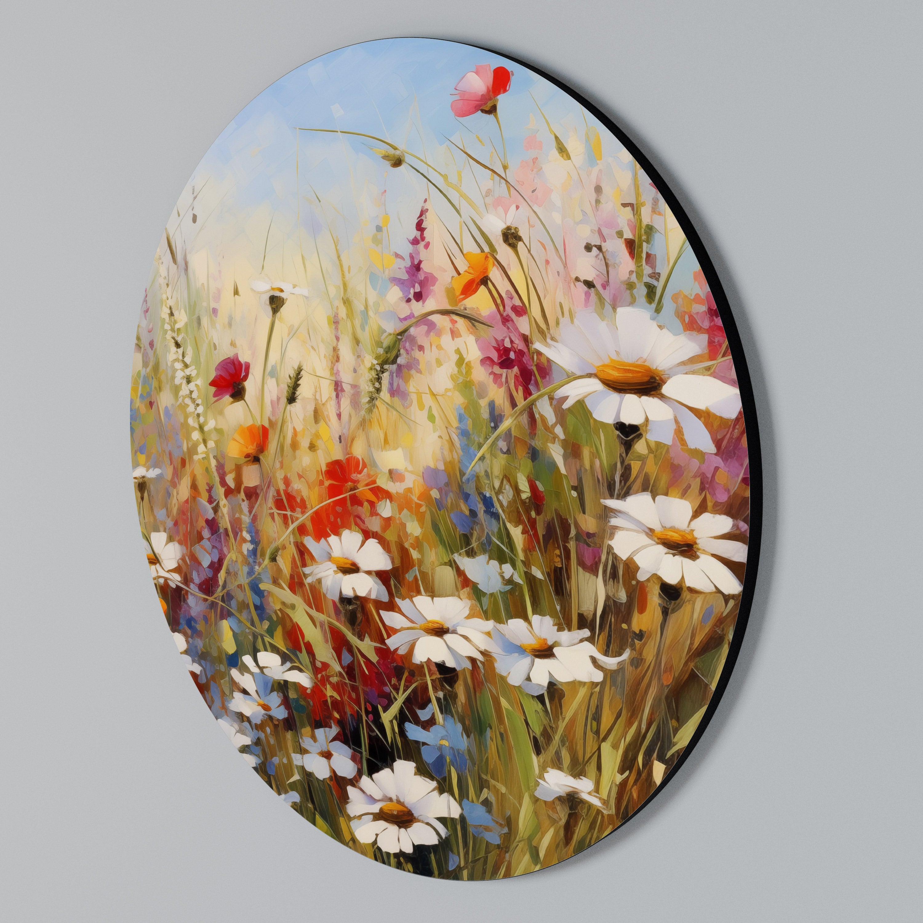 DAISY DAYDREAMS Round Wall Art